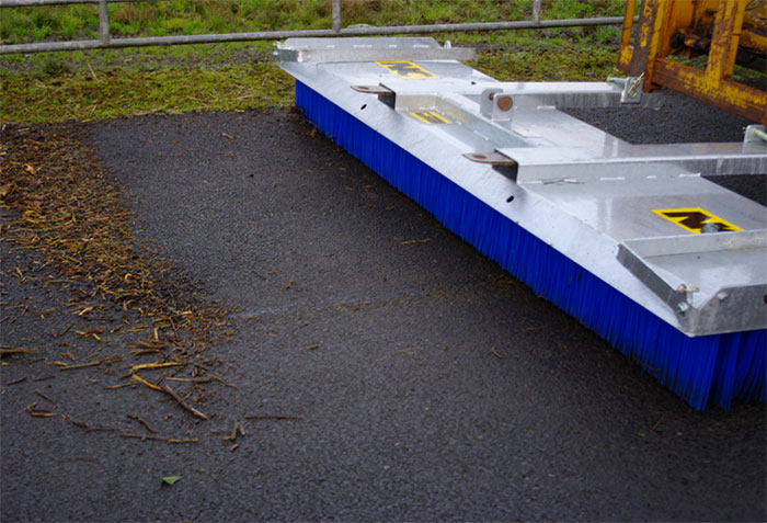 NC Engineering Fork Lift Push Type Sweeper Brush - Lindsay Agri Sales